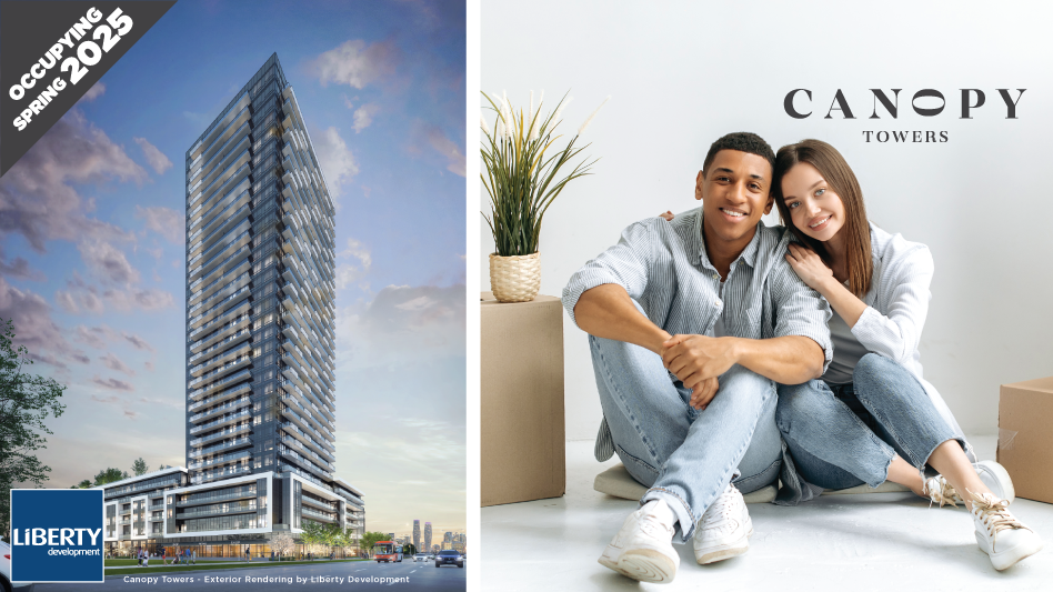 Best Condo Value in Mississauga - Register now for Canopy Towers 2 by Liberty Development